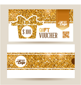 Golden valentines day gift voucher vector 01 Golden valentines day gift voucher vector 01