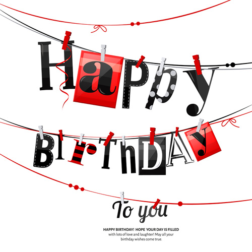 Happy birthday cards creative vector 01 Happy birthday cards creative vector 01