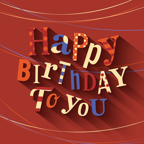 Happy birthday cards creative vector 03 Happy birthday cards creative vector 03