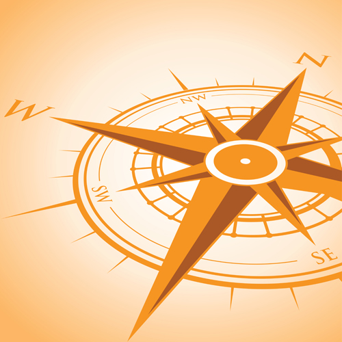 Vector compass background design material 10 Vector compass background design material 10