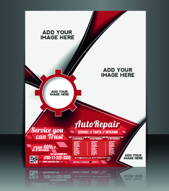 Business flyer and brochure cover design vector 57 Business flyer and brochure cover design vector 57