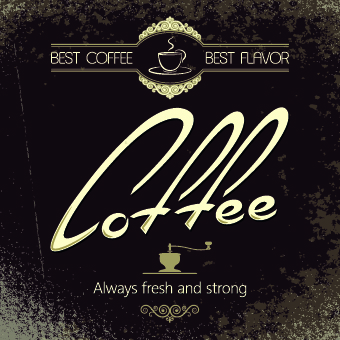 Coffee backgrounds art vector Coffee backgrounds art vector