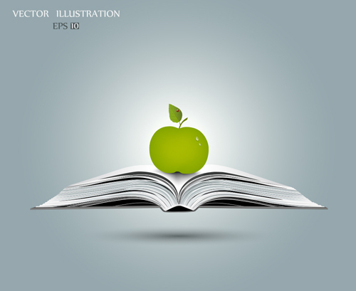 Ecology with book concepts template vector 05 Ecology with book concepts template vector 05