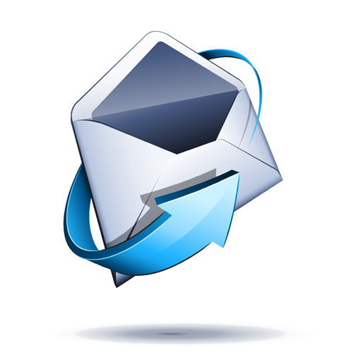 Email with blue arrow vector 01 Email with blue arrow vector 01