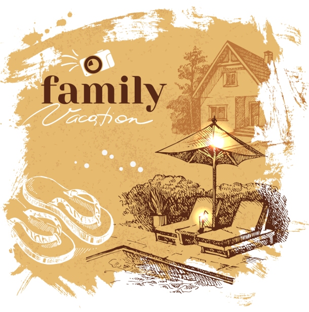 Family grunge background vector 06 Family grunge background vector 06