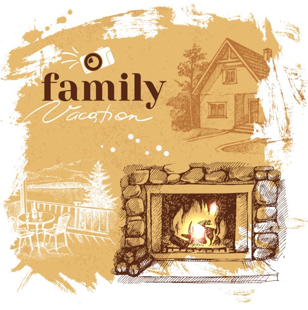 Family grunge background vector 08 Family grunge background vector 08