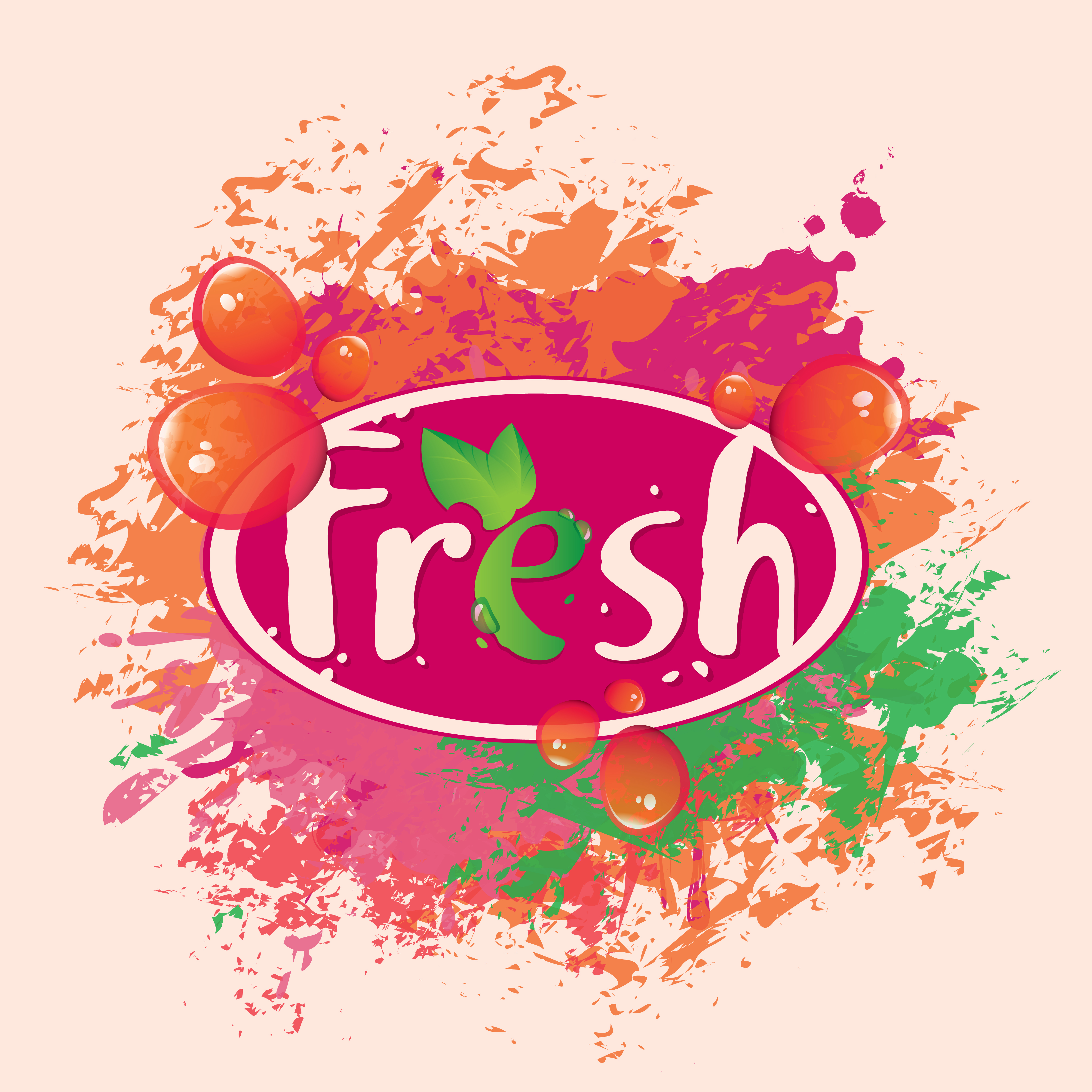 Fresh juice poster design vectors material 01 Fresh juice poster design vectors material 01