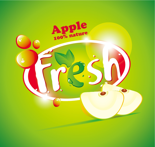 Fresh juice poster design vectors material 06 Fresh juice poster design vectors material 06
