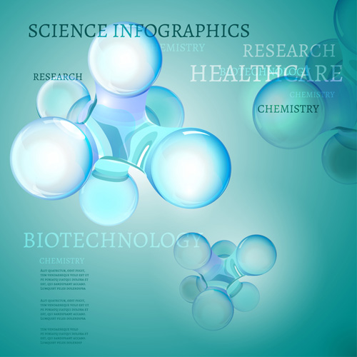 Modern science infographics vector set 01 Modern science infographics vector set 01