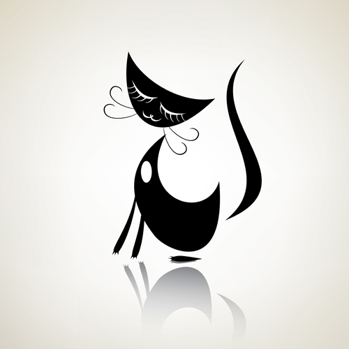 The offbeat cats vector design 04 The offbeat cats vector design 04
