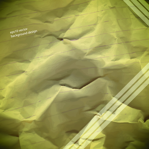 Vector crumpled paper background set 06 Vector crumpled paper background set 06