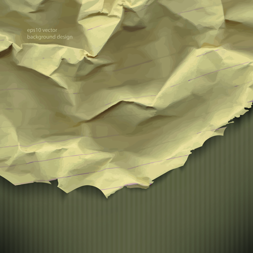Vector crumpled paper background set 07 Vector crumpled paper background set 07