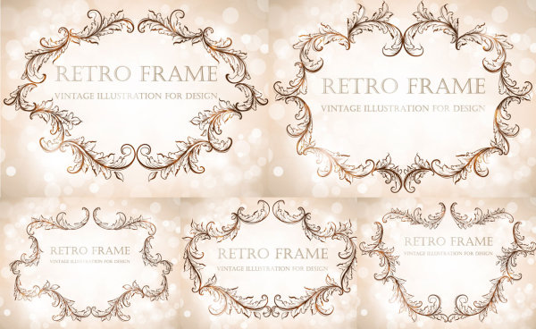 Gorgeous ornate Border vector