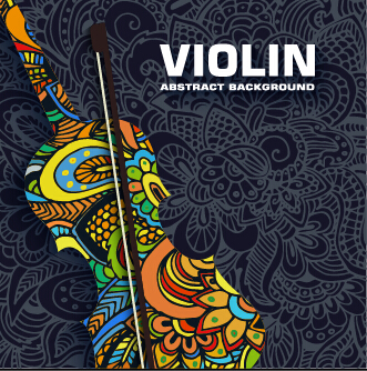 violin background abstract 