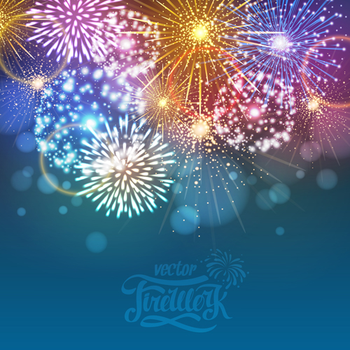 Blurs fireworks background art vector 03 Blurs fireworks background art vector 03