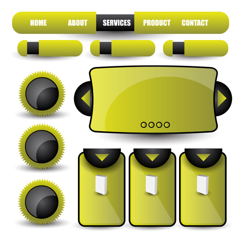 Business website template kit vector 10 Business website template kit vector 10