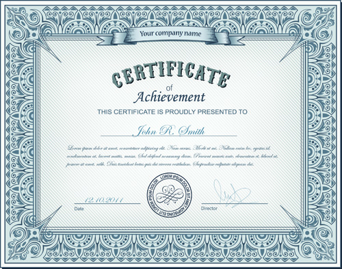 Best Certificates design vector set 10