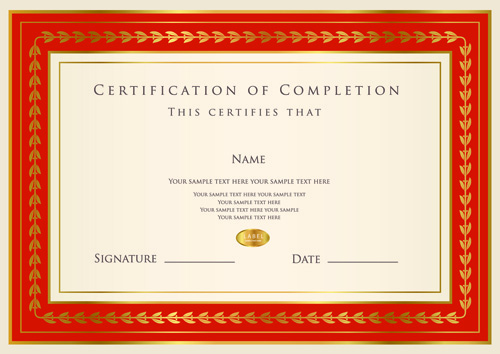 Best Certificates design vector set 09 Best Certificates design vector set 09