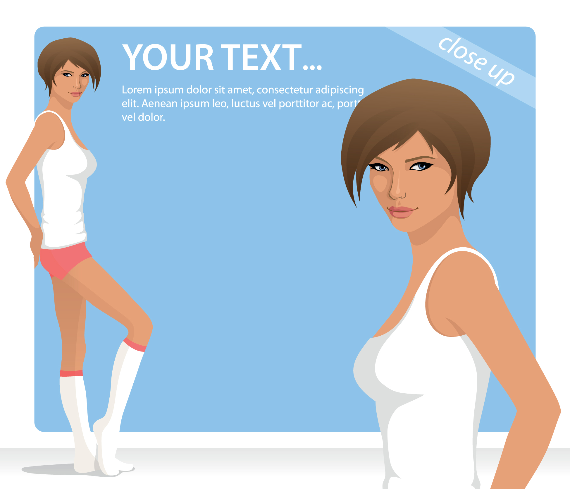 Fashion Girl elements vector set 06 Fashion Girl elements vector set 06