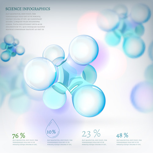 Modern science infographics vector set 03 Modern science infographics vector set 03