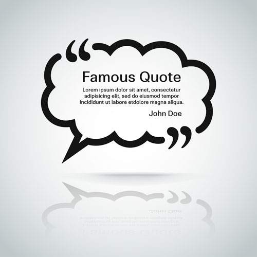 Text frames for quote vector 05