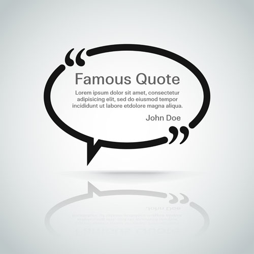 Text frames for quote vector 09 Text frames for quote vector 09