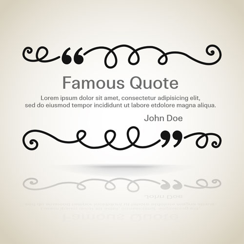 Text frames for quote vector 12