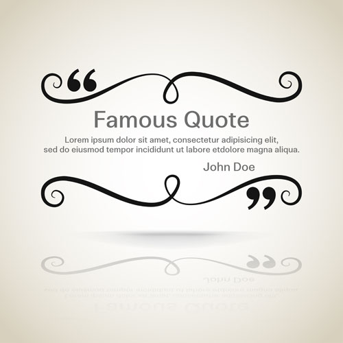 Text frames for quote vector 14