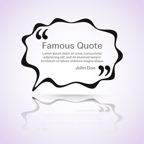 Text frames for quote vector 19