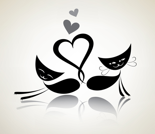 The offbeat cats vector design 05 The offbeat cats vector design 05
