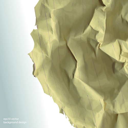 Vector crumpled paper background set 03 Vector crumpled paper background set 03