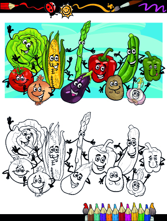 vegetables vegetable funny cartoon 