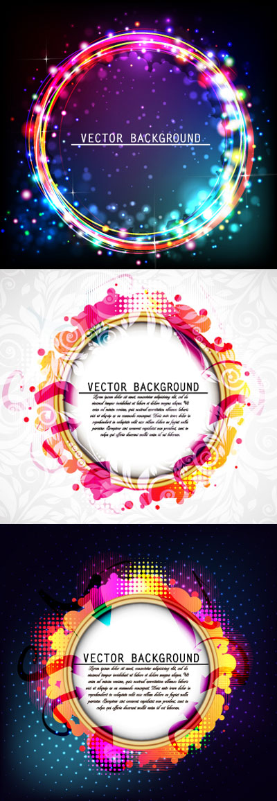 Beautiful ring frame vector Beautiful ring frame vector
