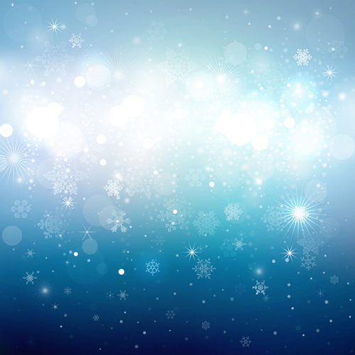 Beautiful snowflake blurs christmas background vector 07 Beautiful snowflake blurs christmas background vector 07