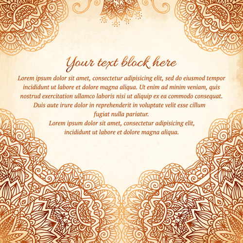 Ethnic ornaments background vectors 03 Ethnic ornaments background vectors 03