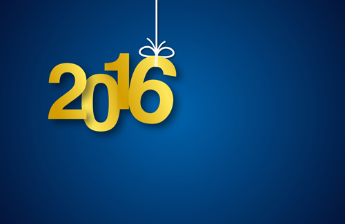 Simple 2016 new year inscription design vector 05 Simple 2016 new year inscription design vector 05