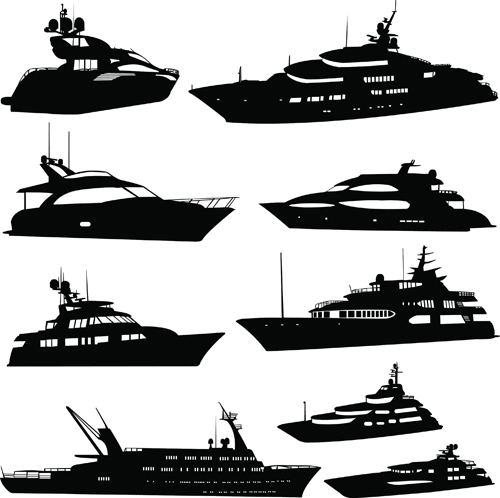 yacht Steamship silhouette 