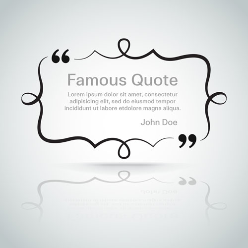 Text frames for quote vector 04