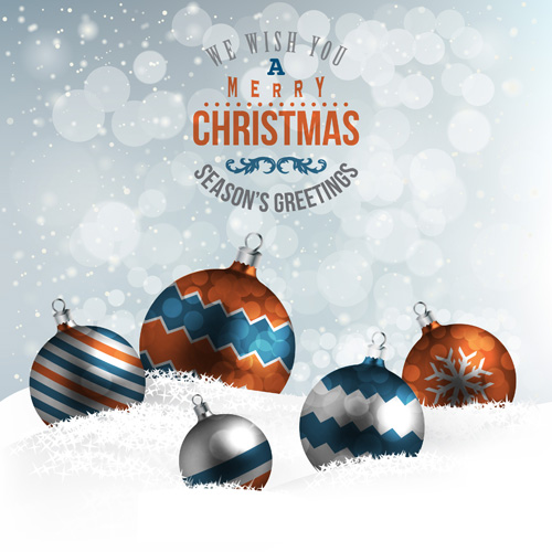 Textured christmas ball with halation background vector 01 Textured christmas ball with halation background vector 01