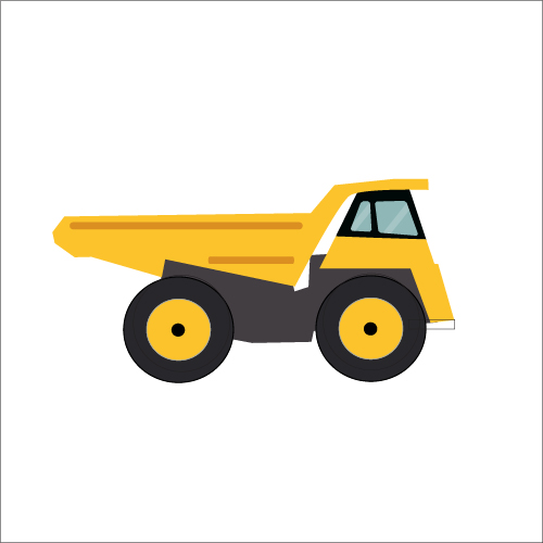 Truck flat styles vector material 02 Truck flat styles vector material 02