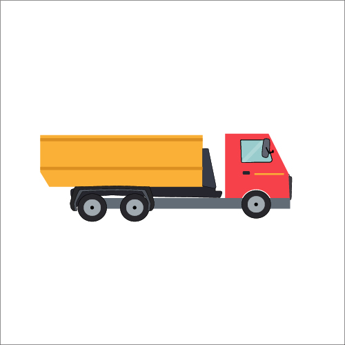 Truck flat styles vector material 04 Truck flat styles vector material 04