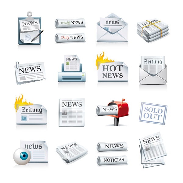 Newspaper Icon vector Newspaper Icon vector