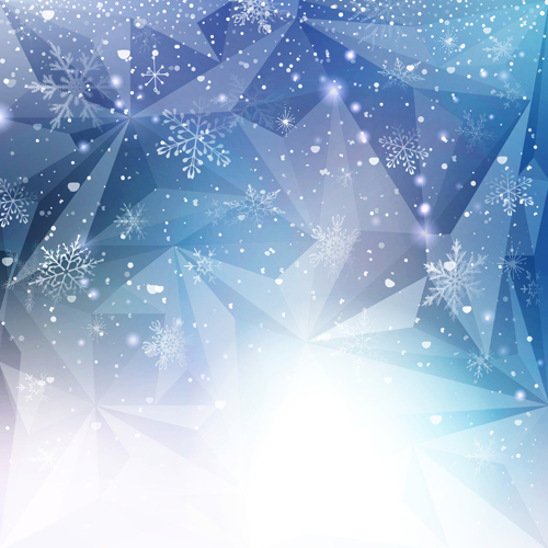 Beautiful snowflake blurs christmas background vector 02 Beautiful snowflake blurs christmas background vector 02