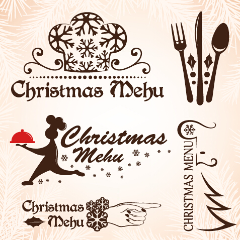 menu elements christmas 