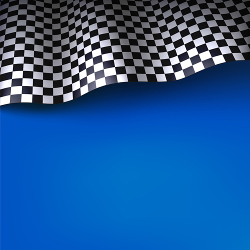 Colored background with checkered flag vectors 01