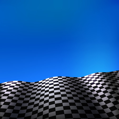 Colored background with checkered flag vectors 03 Colored background with checkered flag vectors 03