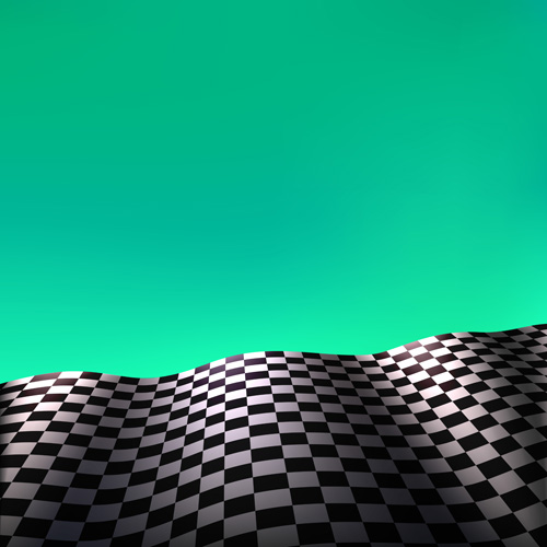 Colored background with checkered flag vectors 04 Colored background with checkered flag vectors 04