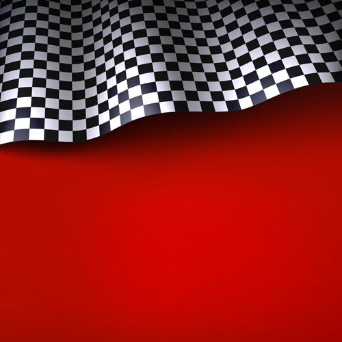 Colored background with checkered flag vectors 05 Colored background with checkered flag vectors 05