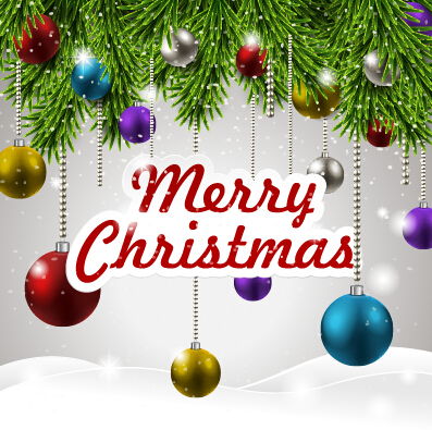 Merry christmas ornament vector art background Merry christmas ornament vector art background