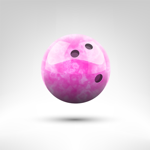 Realistic bowling ball vector design 07 Realistic bowling ball vector design 07